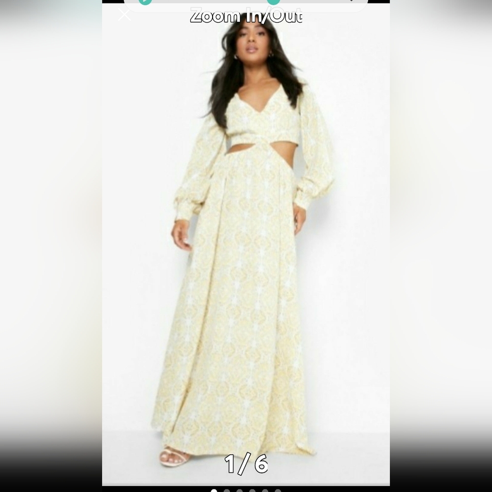 Boohoo Cut Out Dress